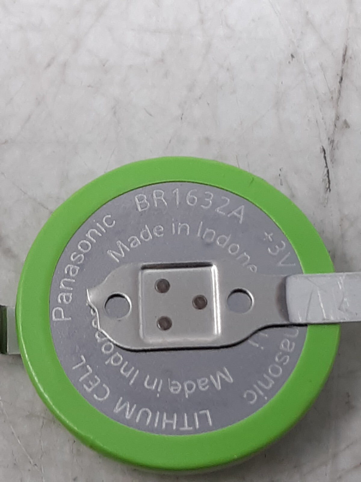 1PC New Original Panasonic BR1632A 3V button battery with welding pin 125 ℃
