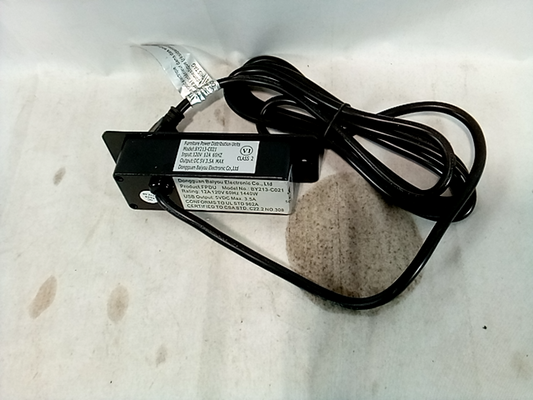 Furniture power distribution unit, black - by213-c021  120V 12A 60 Hz