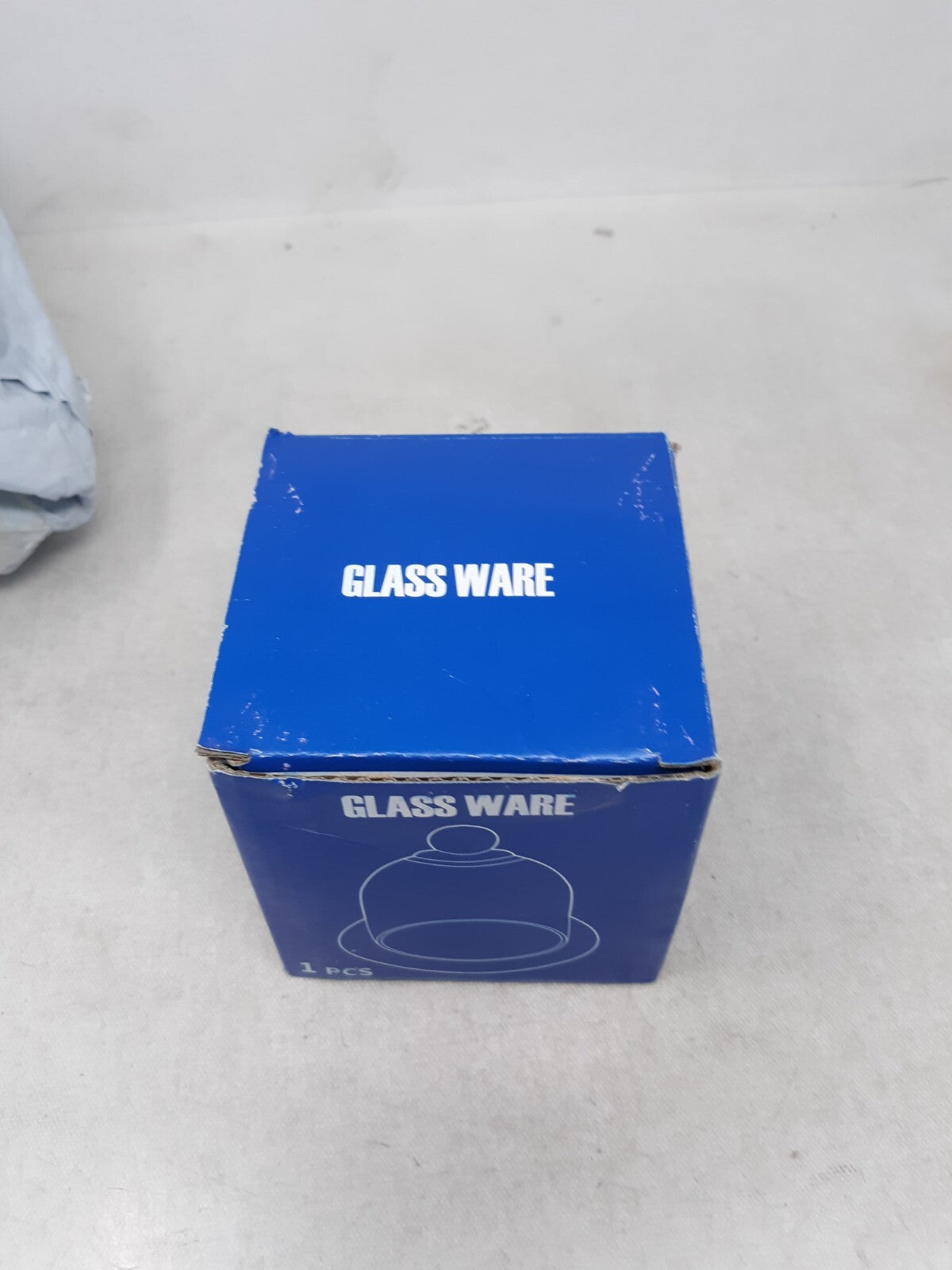 Mini Cake Stand With Glass Dome Transparent Cake Display Dome With Tray 4" T