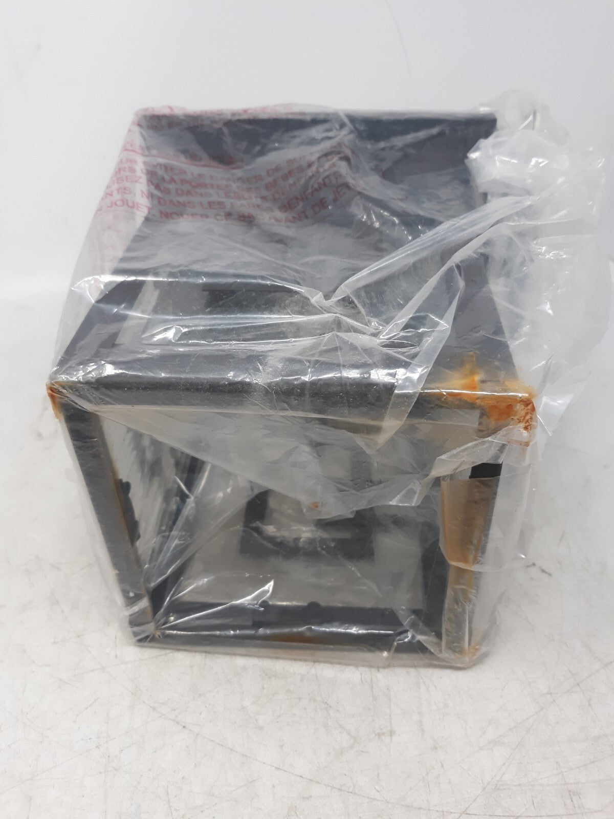 Modern Outdoor Wall Lantern Light Fixture Black Geometric Glass Sconce