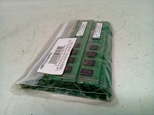 Lot Of 20 Hynix Server Memory 1GB, 1RX8 PC3-8500U