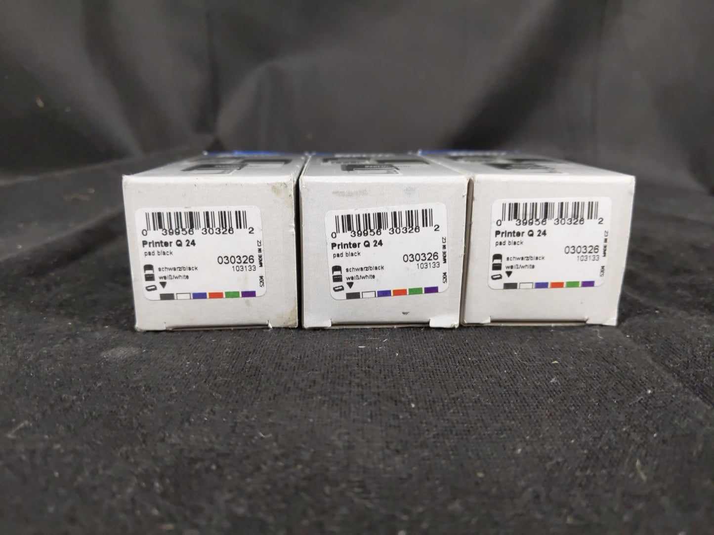 2000Plus Printer Q 24 Square Self-Inking Stamp 1" (TPR/DEPT TECH/AMRH) 3 PACK