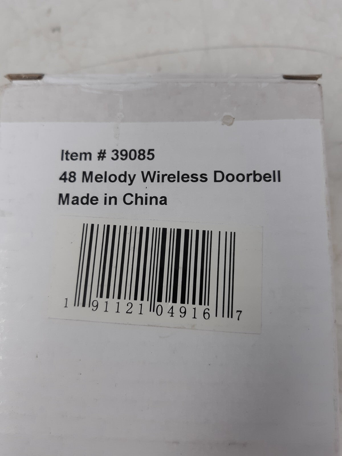 Doorbell Wireless-48 Melody 39085