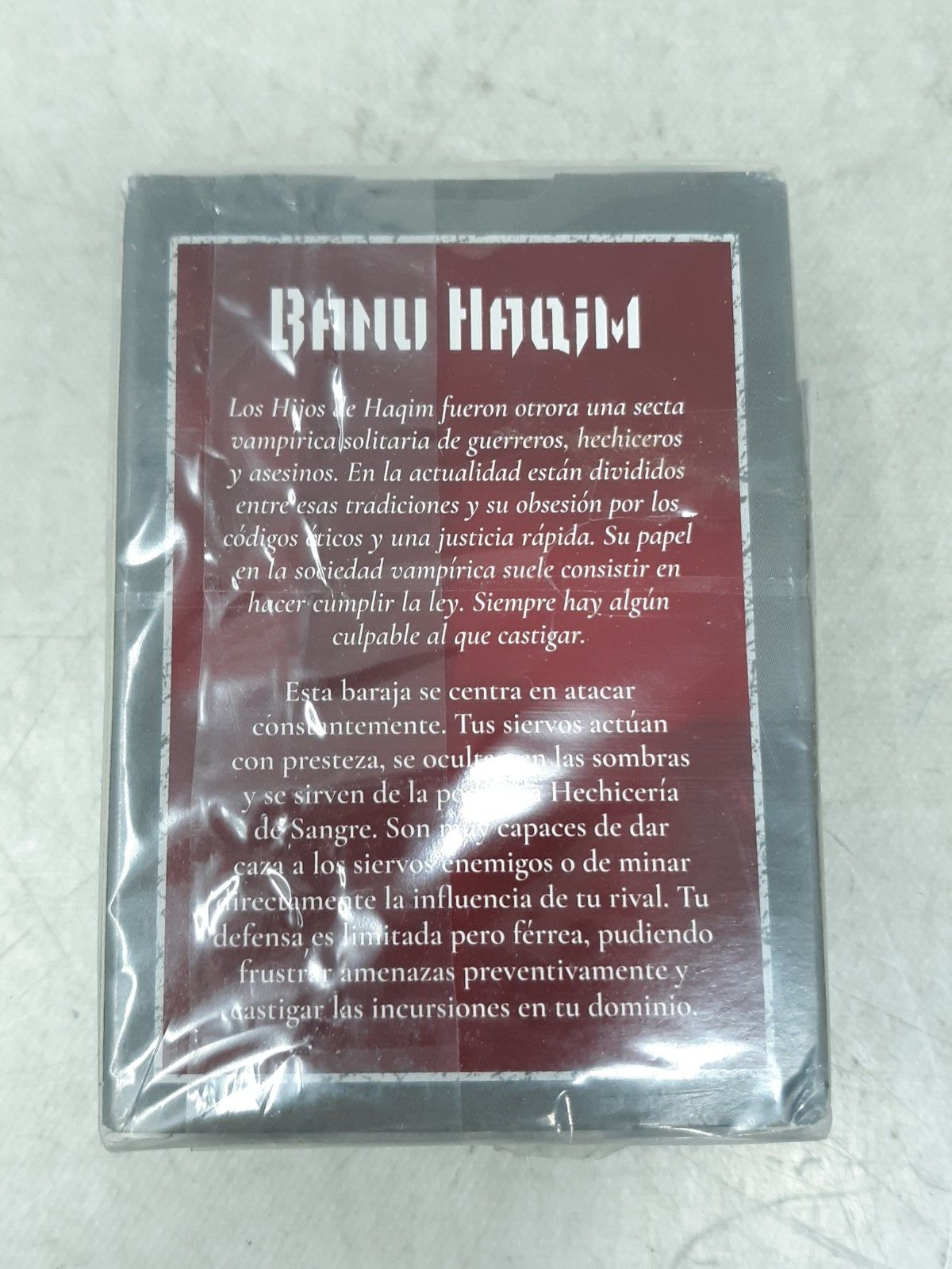 Vampire, Vtes, Jyhad, V5 - Banu Haquim starter deck - Spanish Edition