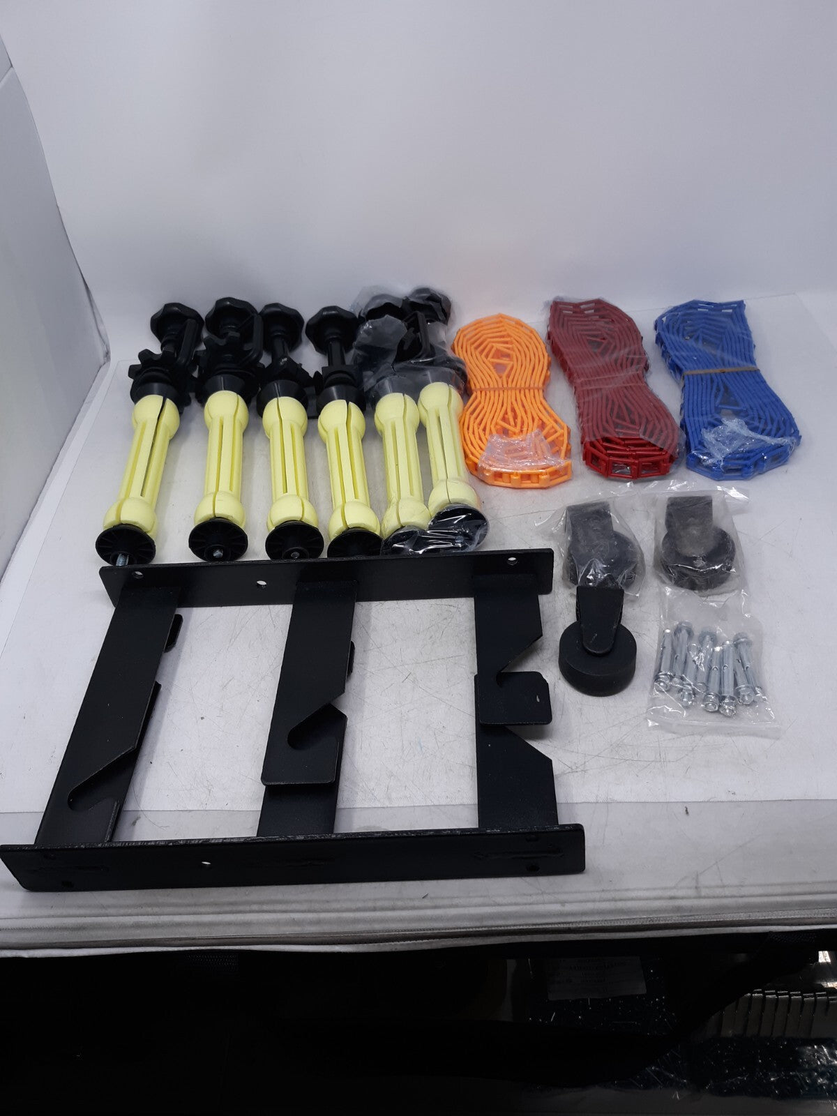 Goshoot 3-Roller Photography Backdrop Support Wall Mount – Manual Pull Down Syst