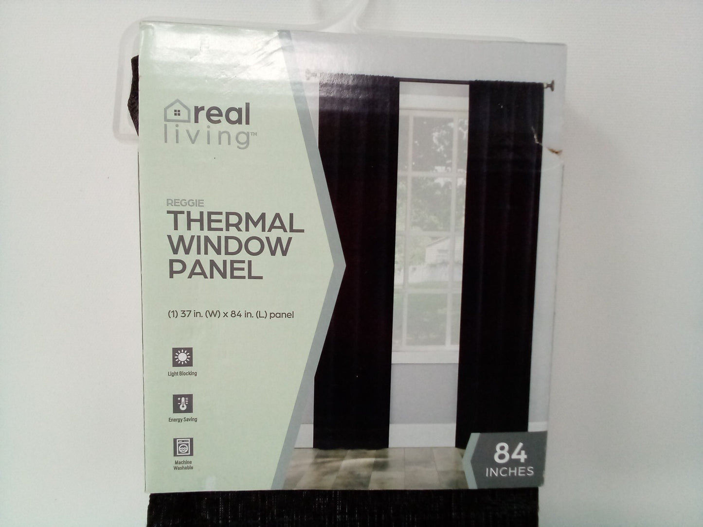 REAL LIVING REGGIE THERMAL WINDOW PANEL 37IN WIDTH X 84 IN LONG