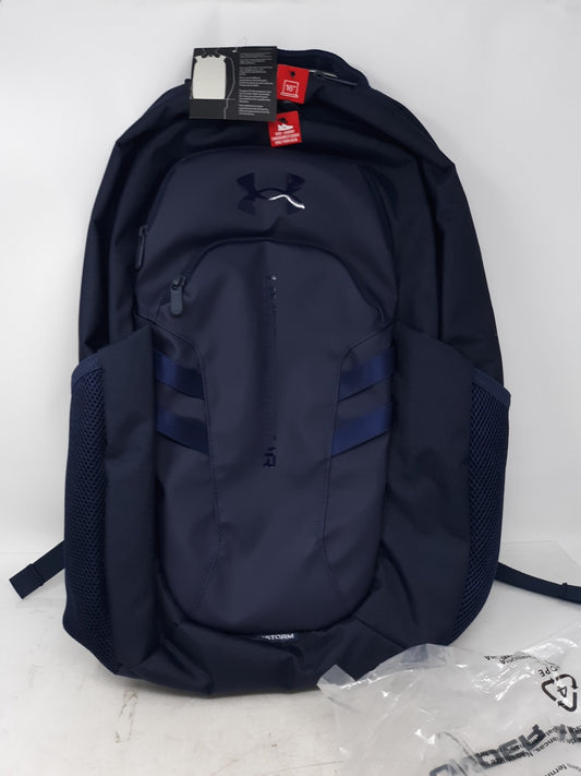 Under Armour Storm Hustle 5.0 Backpack OSFM 31L Water-Resistant Navy