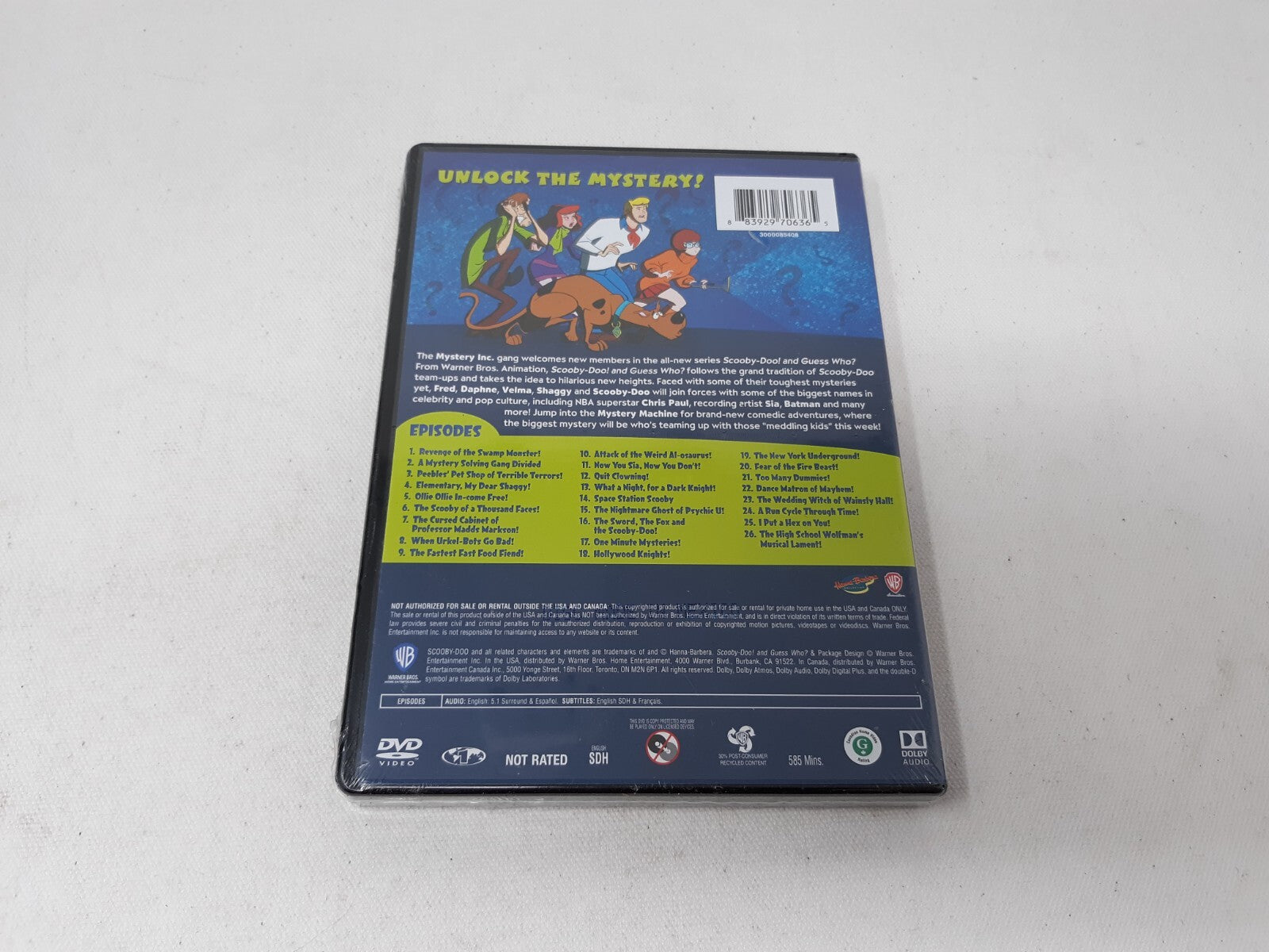 Scooby-Doo! and Guess Who?: The Complete First Season (DVD, 2019)