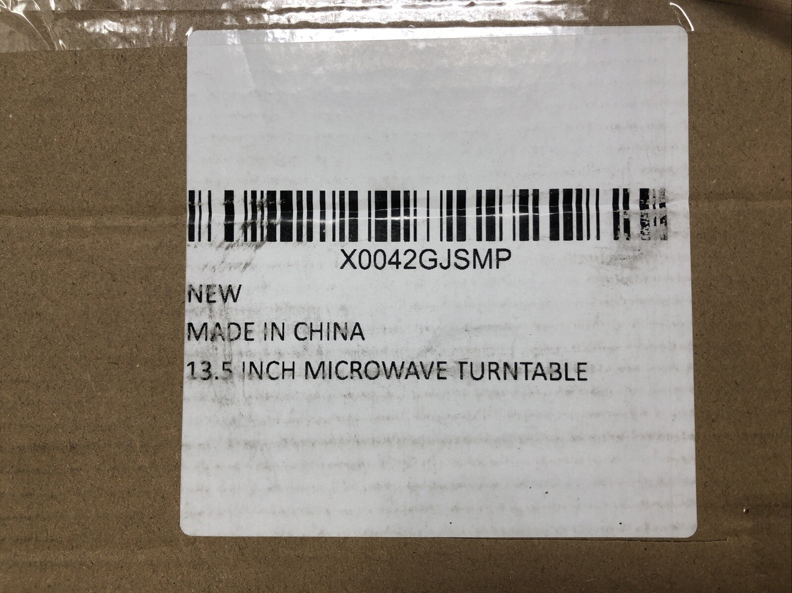 13.5" Microwave Glass Turntable Plate, 13.5" / 34 cm Microwave Tray Replacement