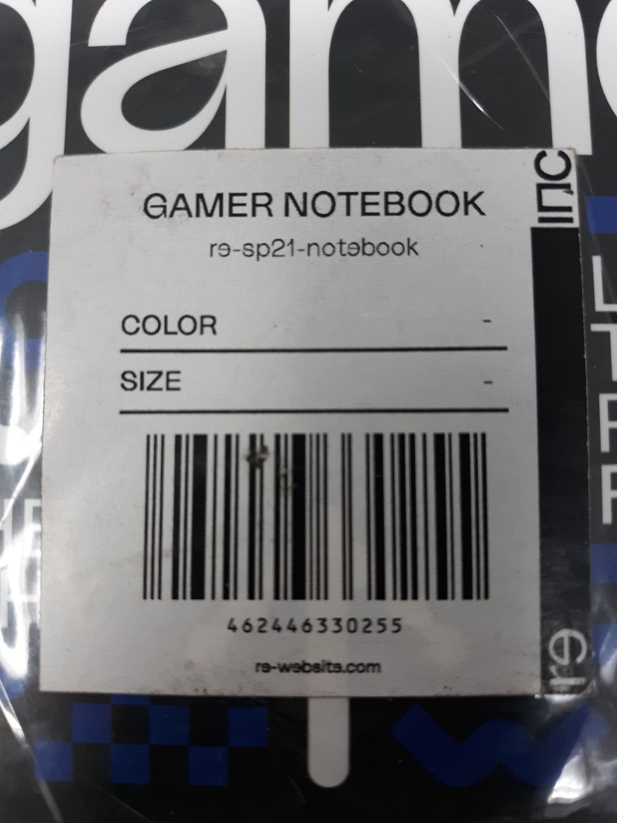 Re-Sp21 Gamer Notebook "Play the Game"