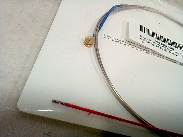 D'Addario Prelude Cello 3/4 J1013 Medium G string