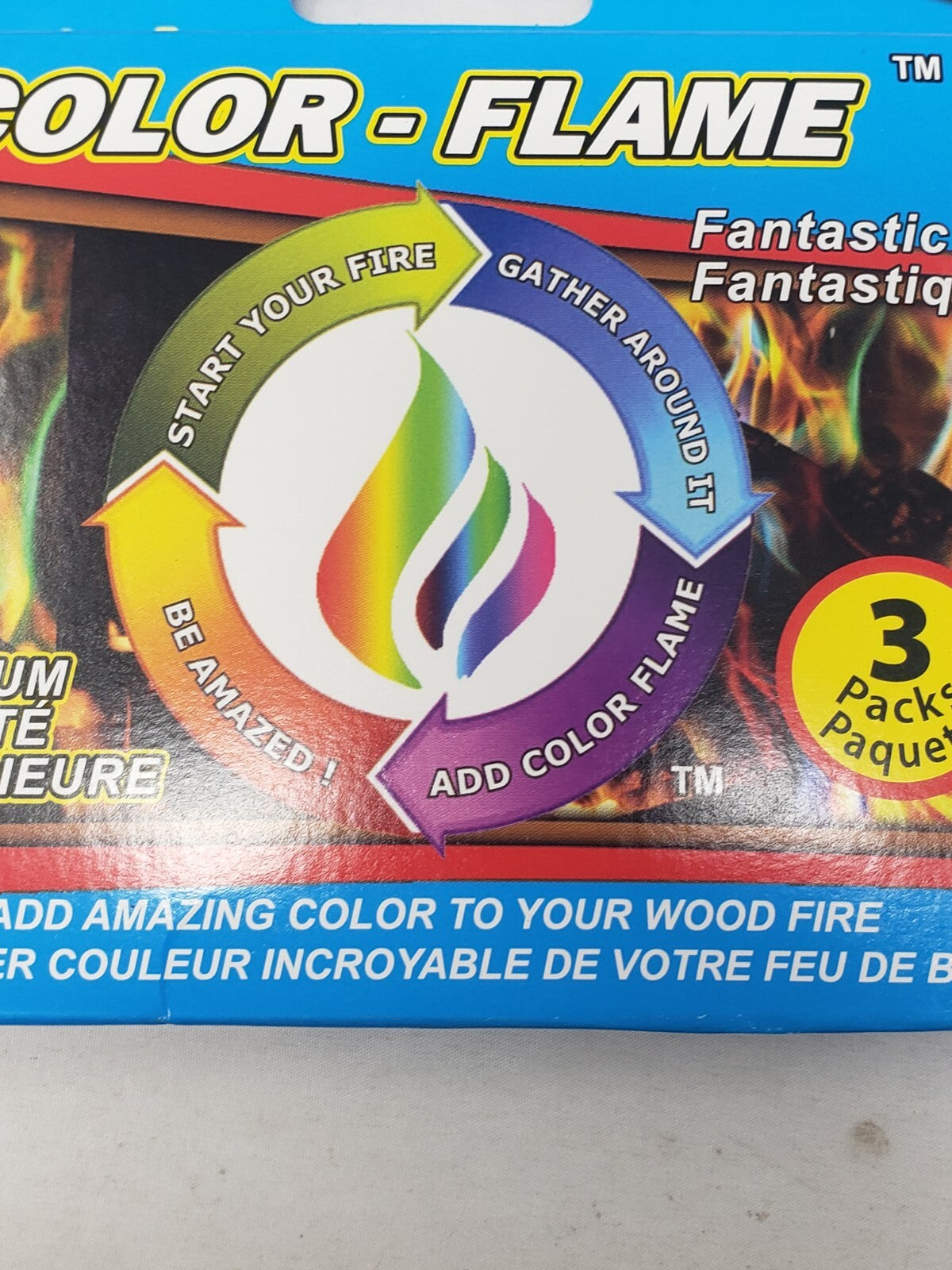 Lot Of 16 Enviro-Log-Color-Flame-3PK-CF5817-16