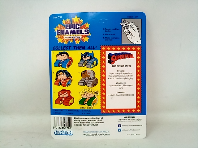 Epic Enamels Geek SuperFuel Pin