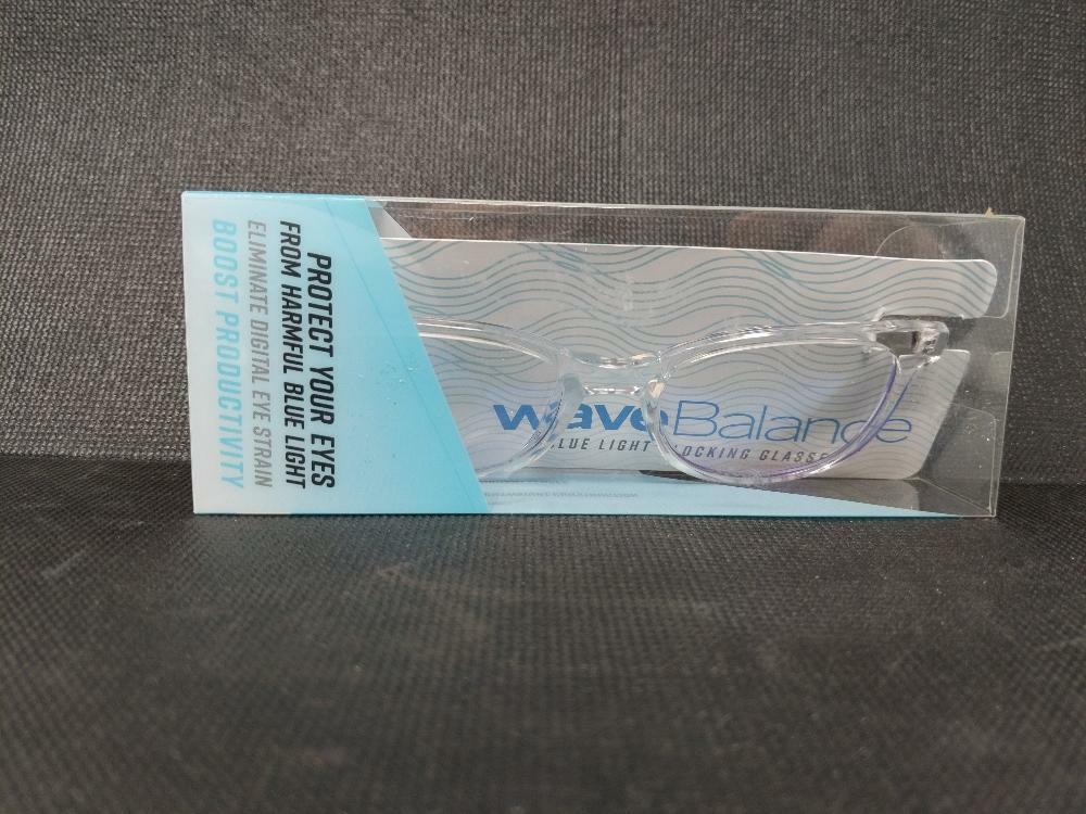 Wavebalance "Selby" Blue Light Reducing Computer and Device Glasses, Crystal