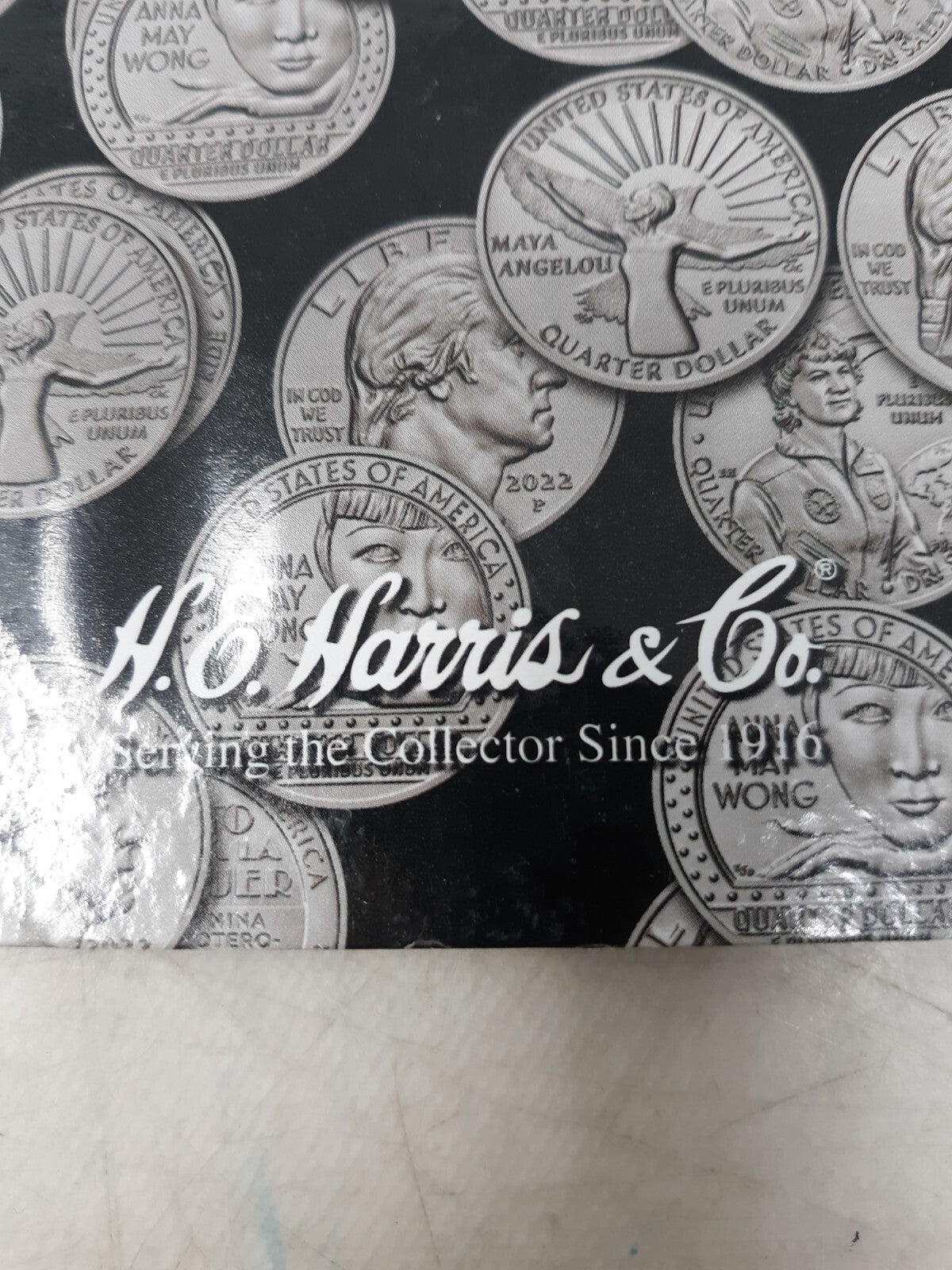 He Harris American Women Quarters Coin P & D Folder 2022-2025 Album Book