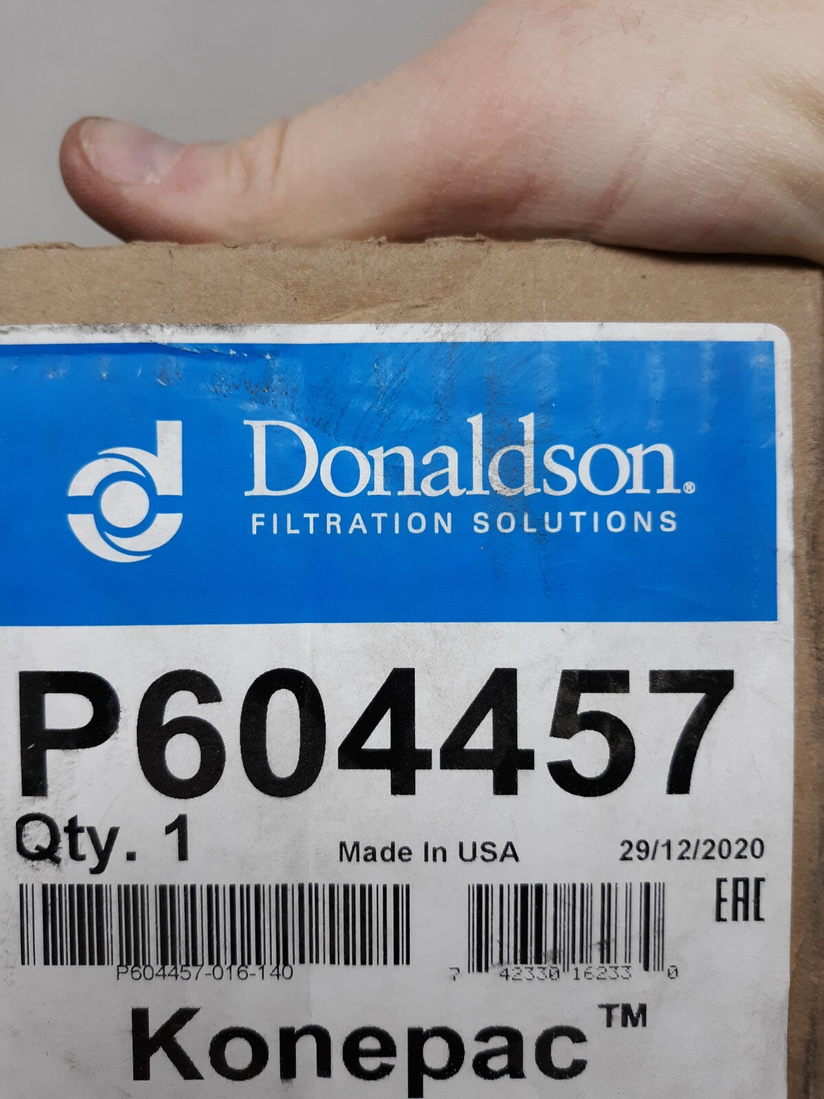 DONALDSON P604457 Air Filter For Carrier Transicold X22100A, X22500A, X22500R
