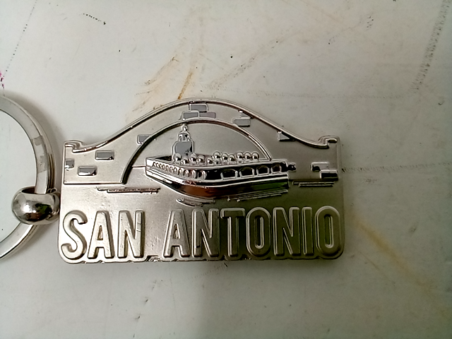 Riverwalk KTM2-SA 5284 Silver San Antonio Keychain