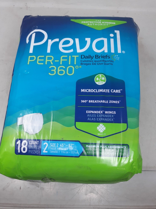 Prevail Incontinence Brief Breathable PFNG-013/1 18 Ct