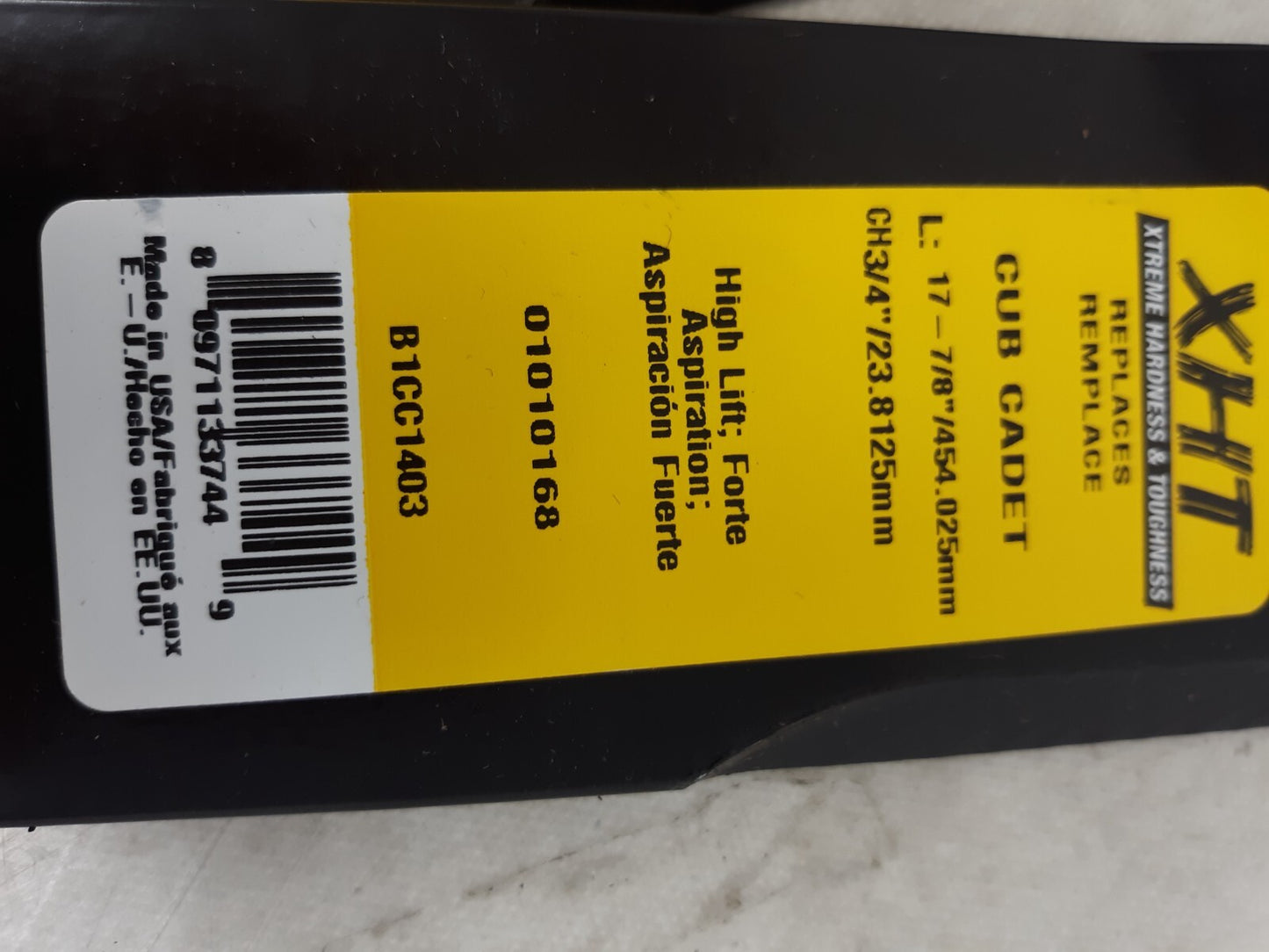 Lot of 4 Lawn Mower blades to fit Cub Cadet 50" ZTR Z Force Tank 01010168 92-015