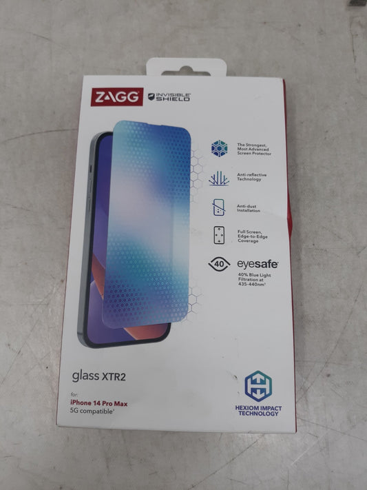 ZAGG InvisibleShield Glass XTR2 Screen Protector for Apple iPhone 14 Pro Max