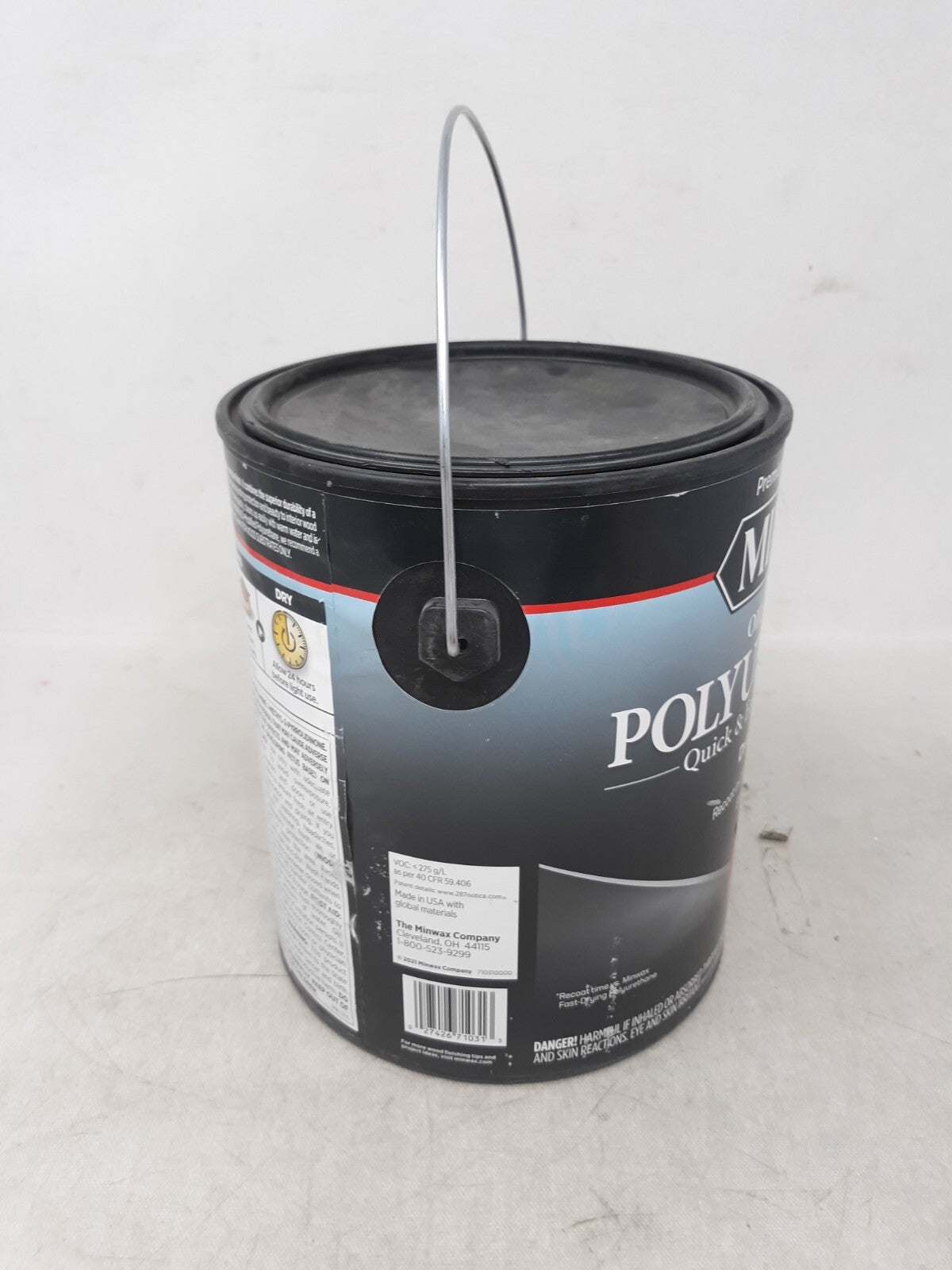 Minwax Oil-Modified Satin Semi-Gloss & Gloss Clear Water-Based Polyurethane 1gal