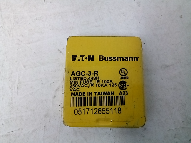 Fuse, Fast Acting, 3A, AGC Series, 250V AC, Not Rate d, 1-1/4 Lot Of 10