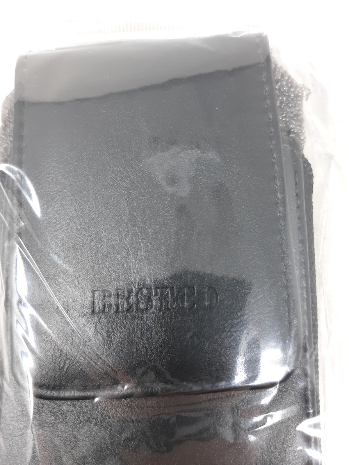 Lot of 2 XL Vertical Leather Holster Carrying Phone Case With Belt Clip Pouch