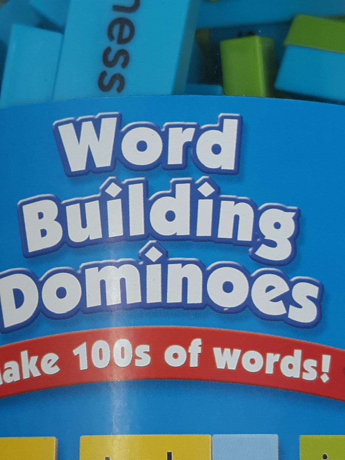 Word Building Dominoes Educational Learning Game | 200+ Words & Affixes
