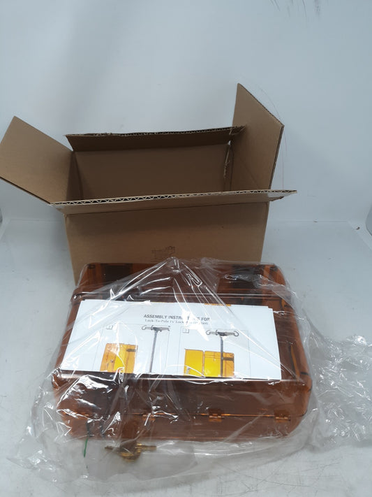 Health Care Logistics Amber IV Lock-to-Pole Box with Key Lock 19169