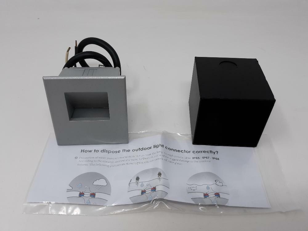 D1GA0334 2W LED Mini Step Light 240V IP655