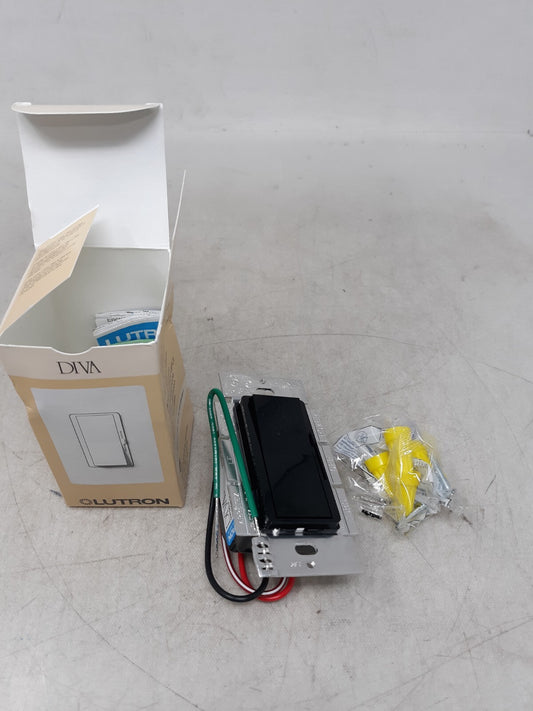 Lutron DVFSQ-F-BL 1.5 A Single Pole 3 way Fan Control  Color-Black