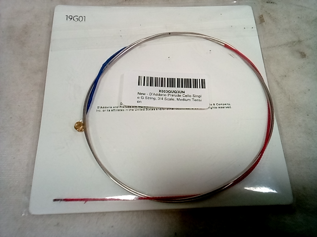 D'Addario Prelude Cello 3/4 J1013 Medium G string