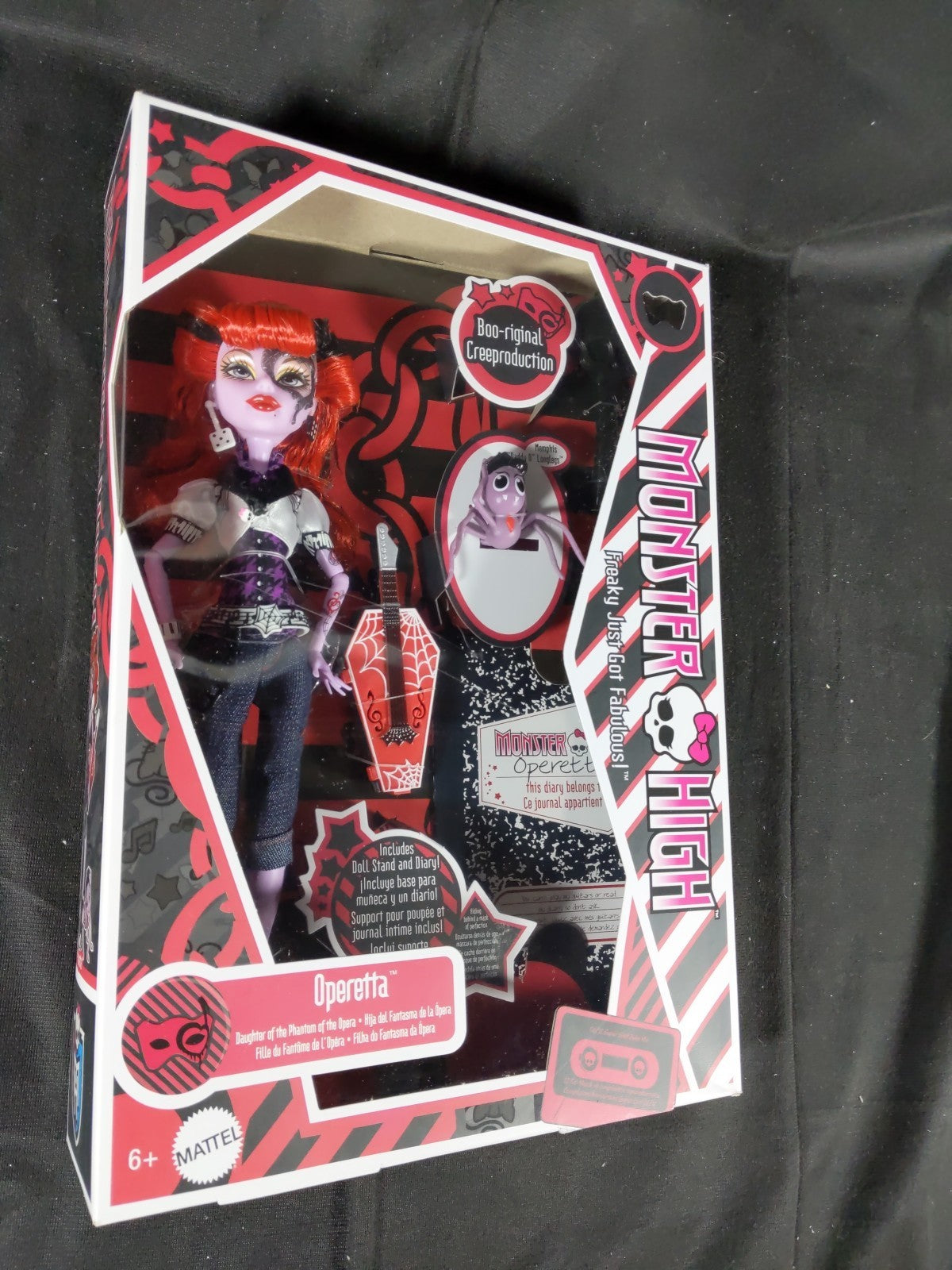 2025 Monster High Operetta Boo-riginal Creeproduction Fashion Doll w/accessories