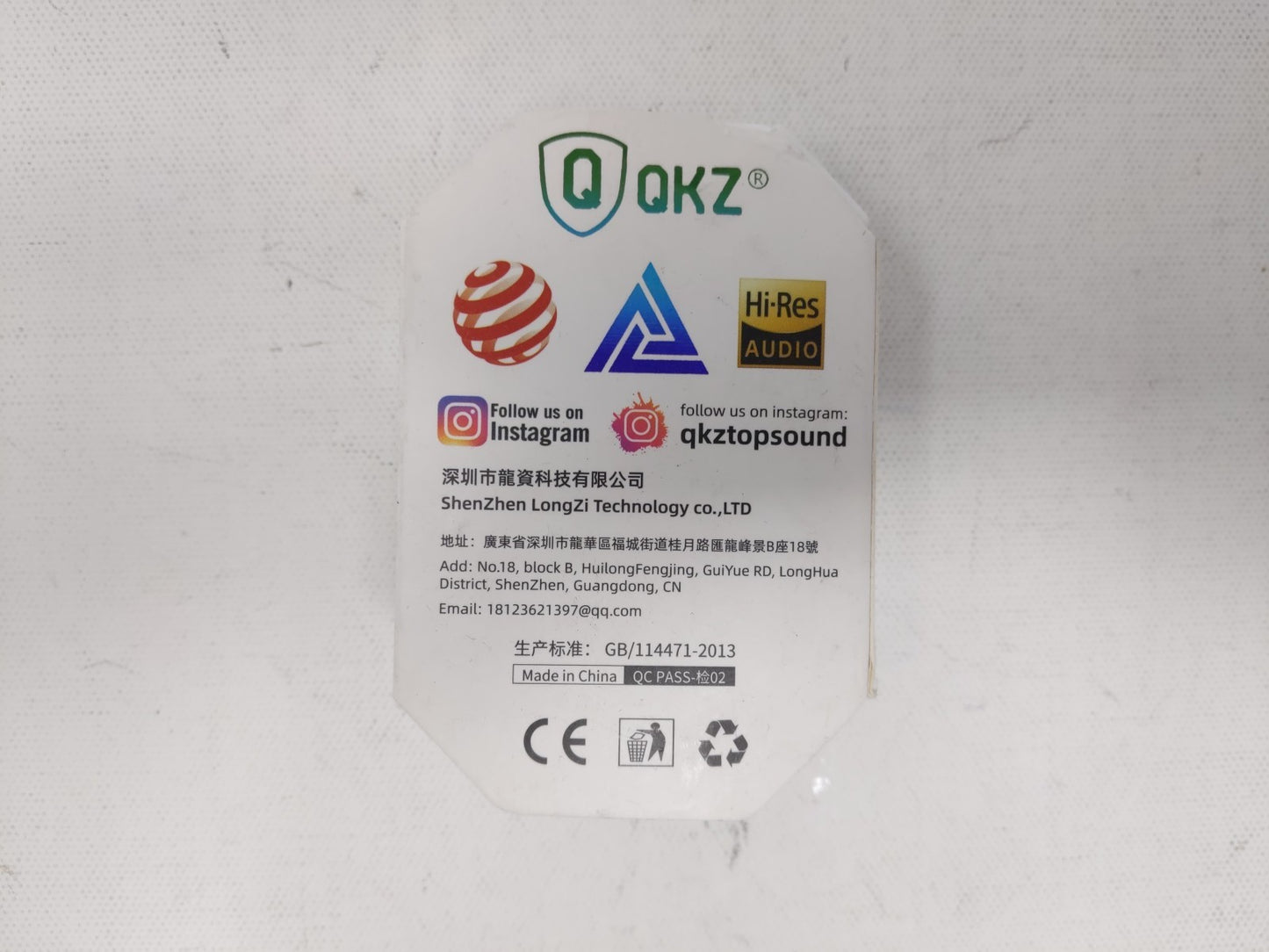QKZ AK3 Corded and Looped Earbuds Great for Gaming Purple