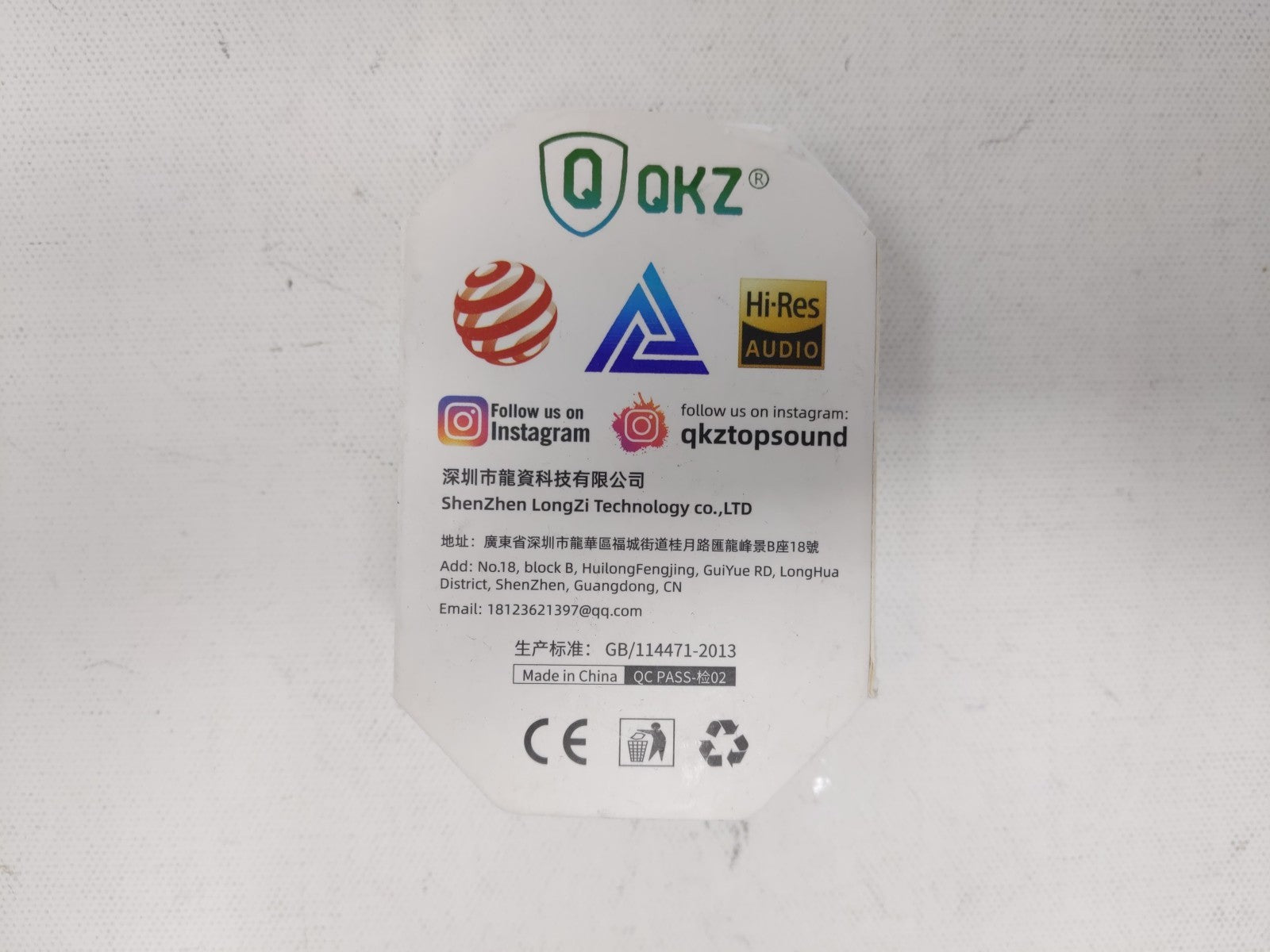 QKZ AK3 Corded and Looped Earbuds Great for Gaming Purple