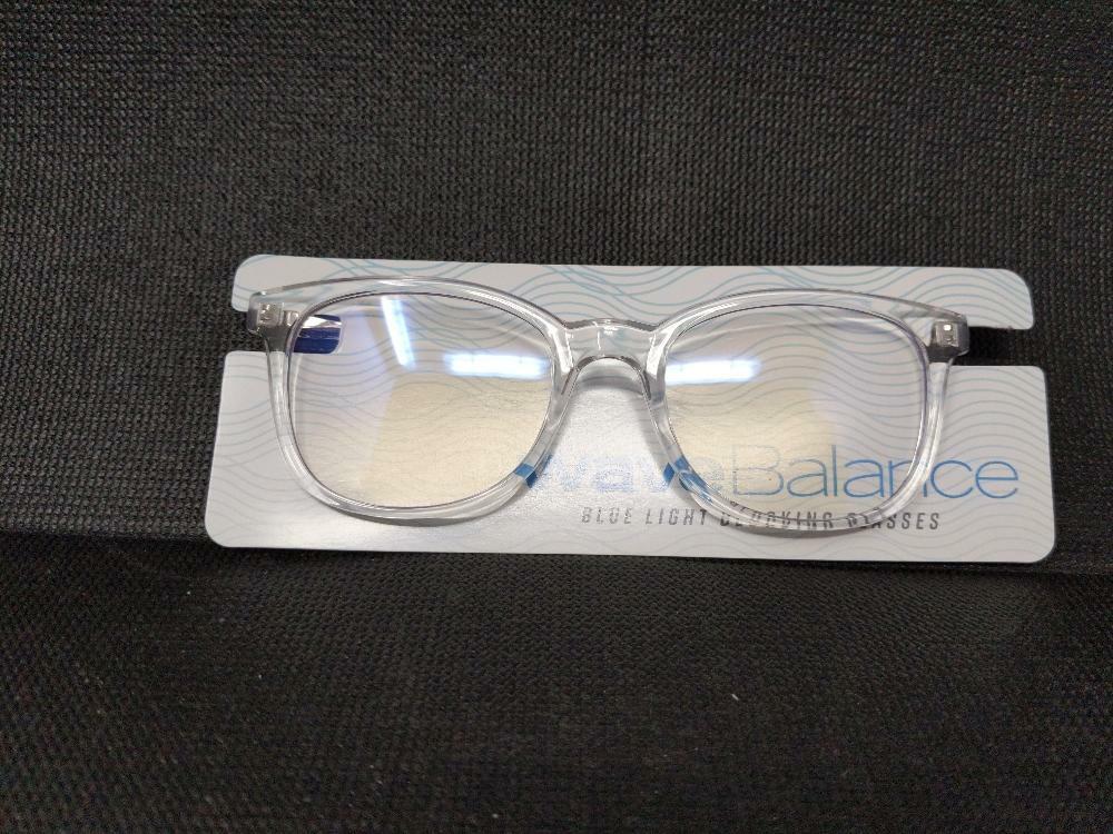 Wavebalance "Selby" Blue Light Reducing Computer and Device Glasses, Crystal