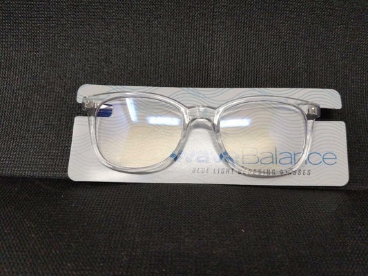 Wavebalance "Selby" Blue Light Reducing Computer and Device Glasses, Crystal