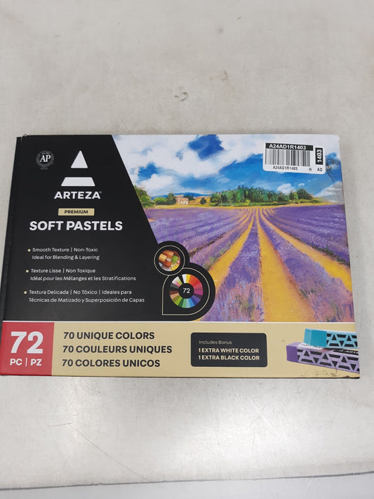Arteza 72pc. Soft Pastels Premium Smooth Texture Ideal For Blending & Layering