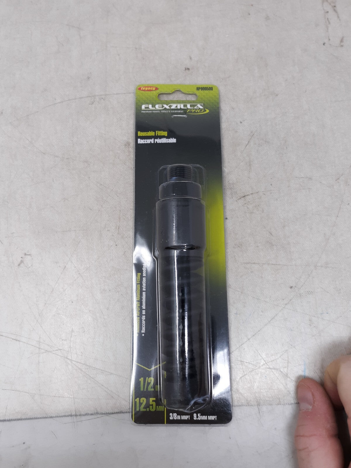 Flexzilla 1/2" Air Hose Field Repairable Hose End Legacy RP900500 Aluminum