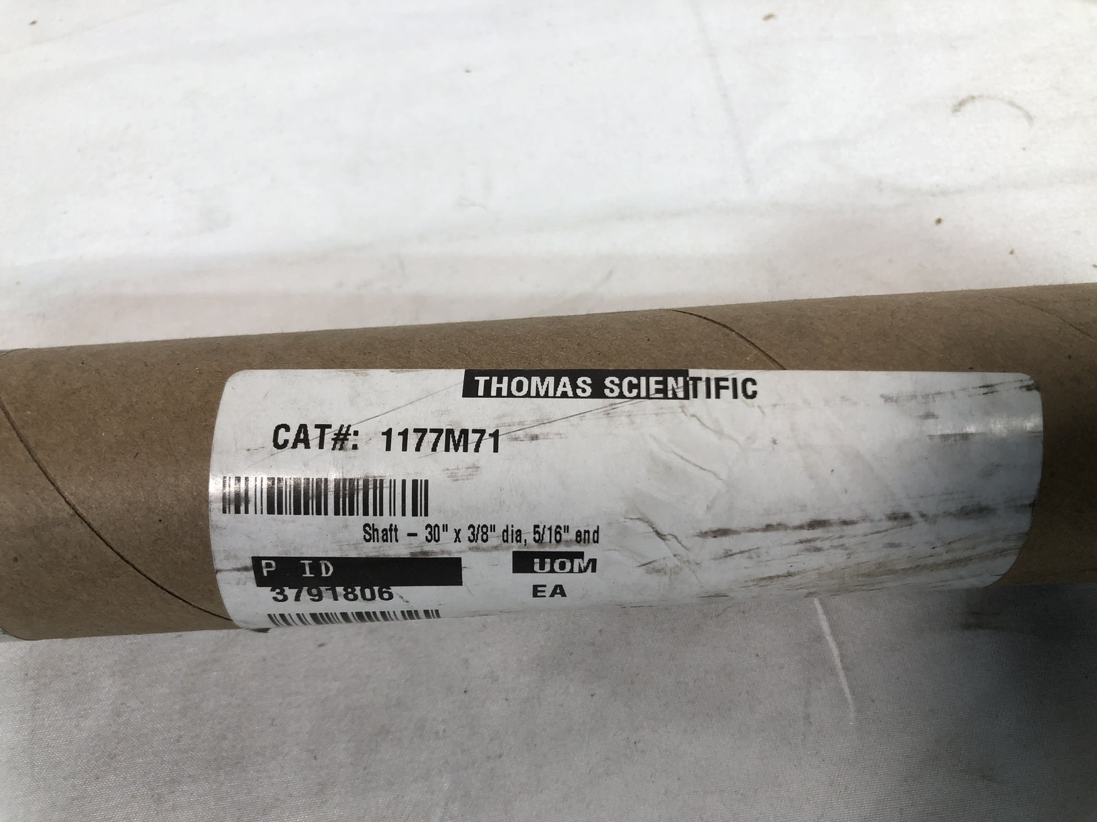 Thomas Scientific Shaft 30" x 3/8" dia, 5/16" end 3791806