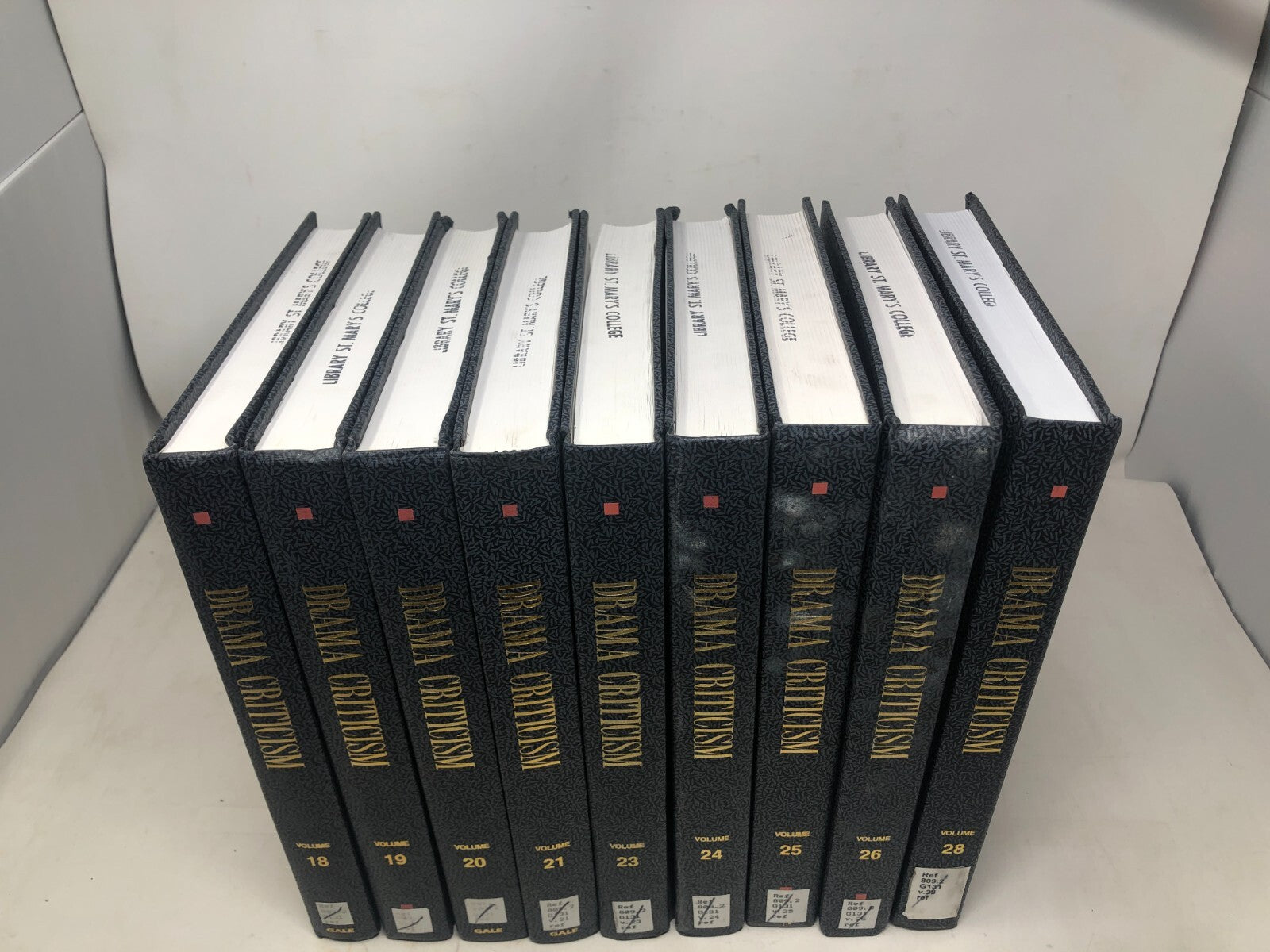 Assorted volumes of Drama Criticism by Lawrence Trudeau