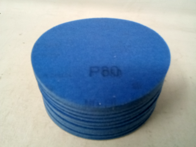 Norton 40522 5" Dia P80 Grit 50pcs