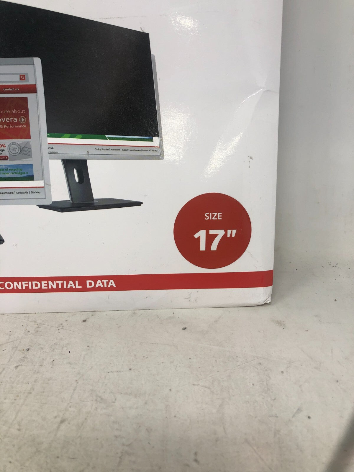 Innovera Blackout Privacy Filter Size 17" New