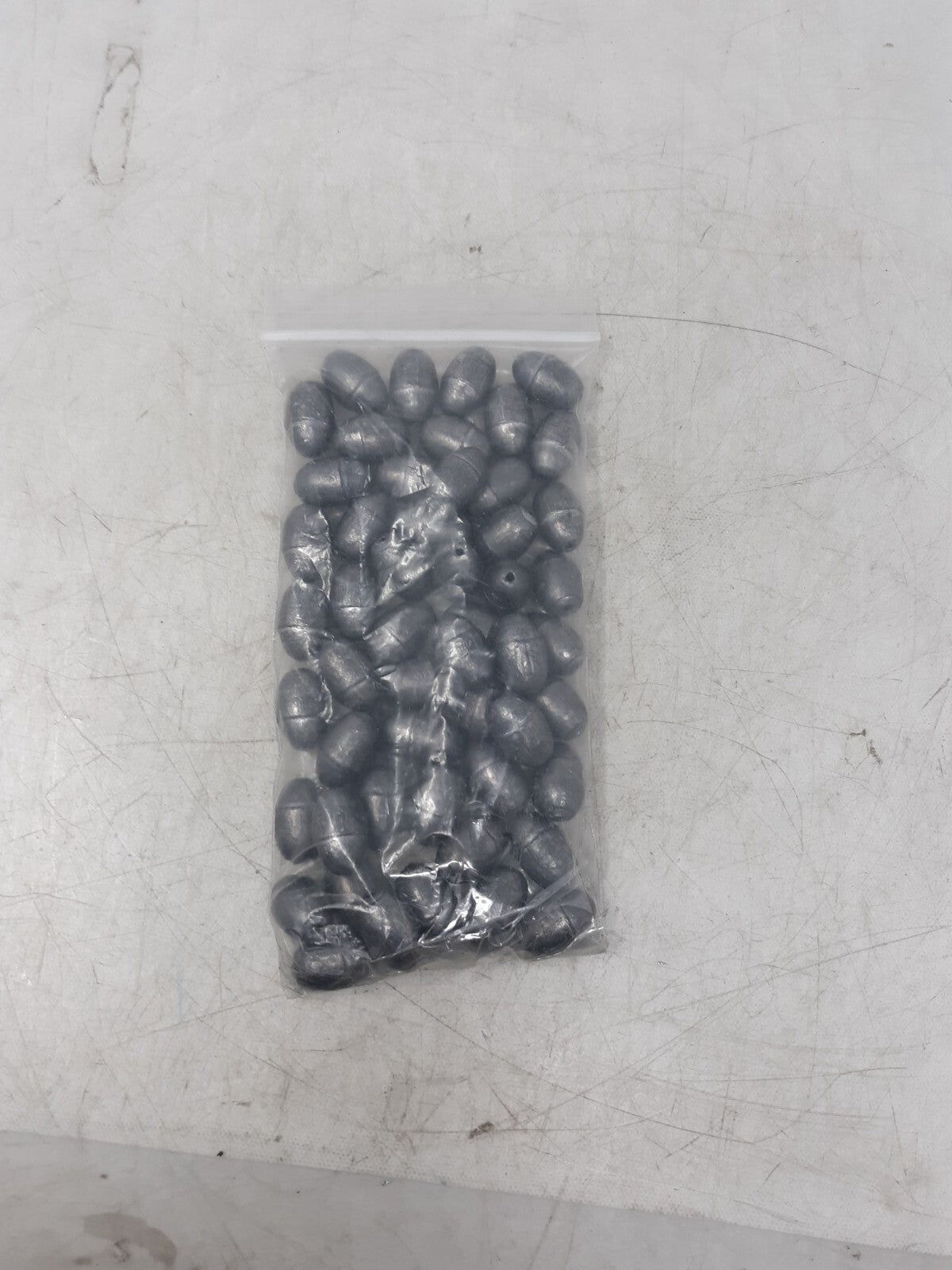 Egg Sinkers 1/2 oz Lead Weights for Fishing Lot of 50