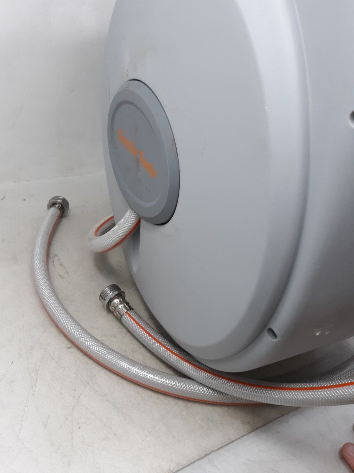 Giraffe Tools Retractable Water Hose Reel Wall Mounted Hose Reel 5/8-IN 65-FT