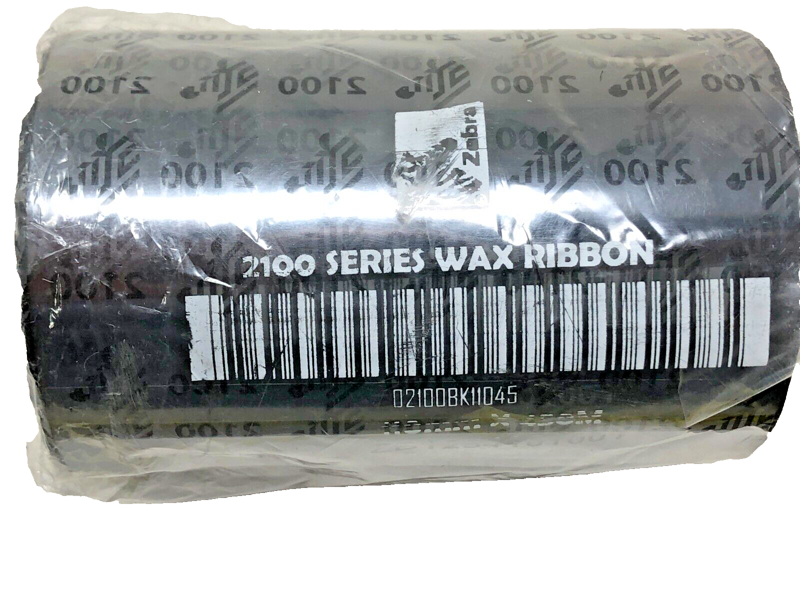 Zebra 2100 Series Wax Print Ribbon for Printer 110mm x 450M 4.3" x 1476" Roll