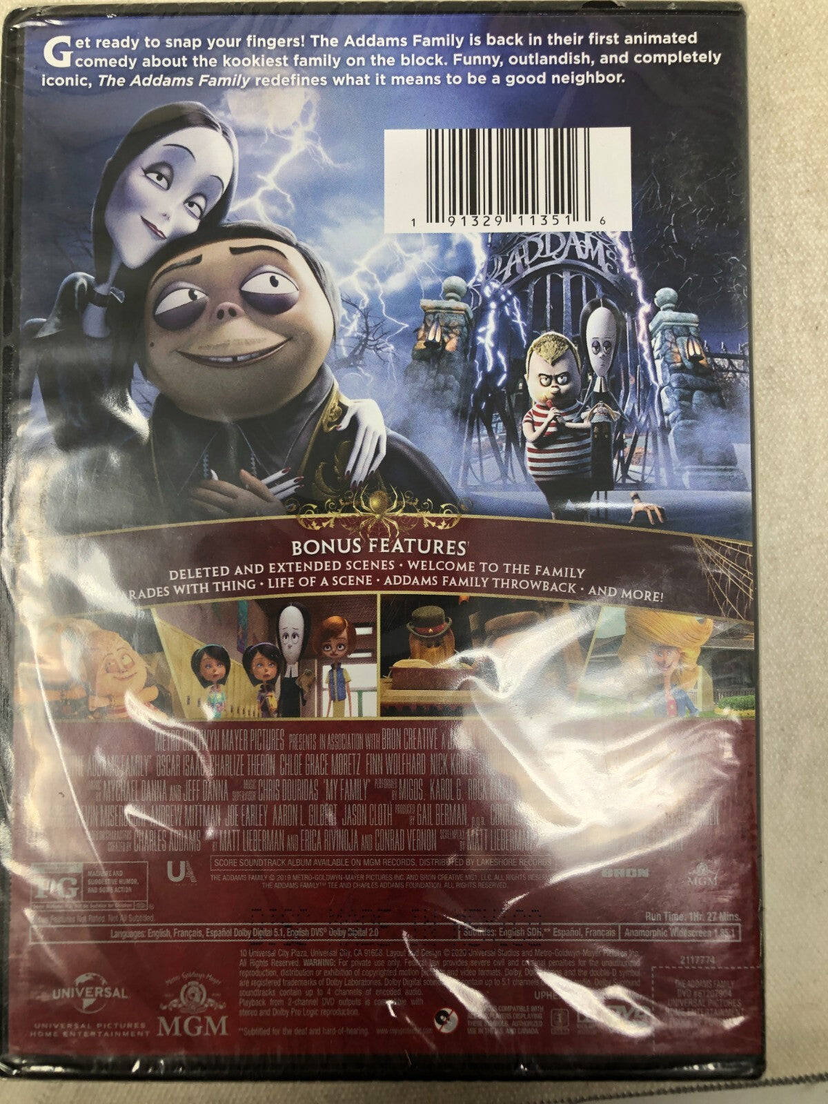 The Addams Family (DVD, 2019)