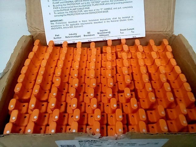 100 New Bourns 2420-39-G-T Gas Discharge Tube 5 Pin Overvoltage Protector