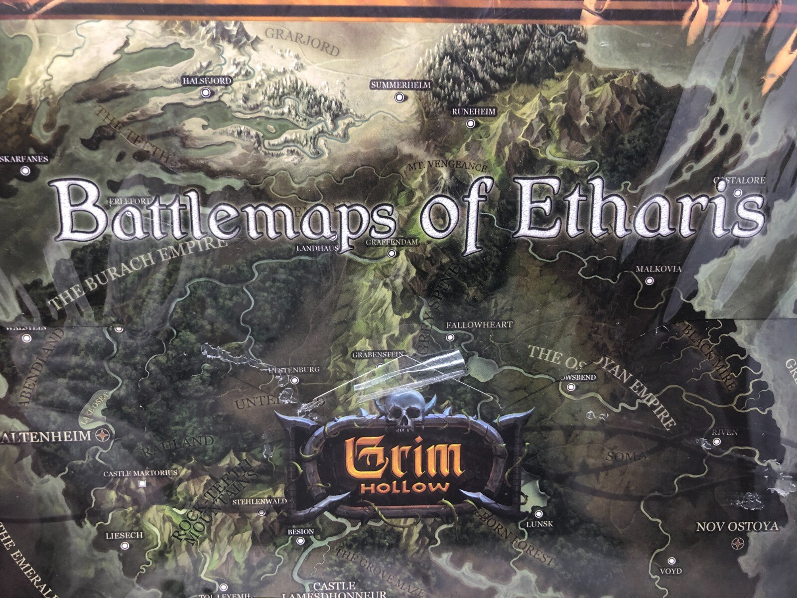 Ghostfire Gaming Grim Hollow Battlemaps of Etharis - Sealed