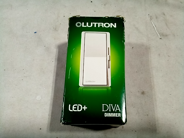 Lutron DVCL-153P-IV Diva Dimmable CFL/LED Dimmer  Ivory 120V ~60Hz